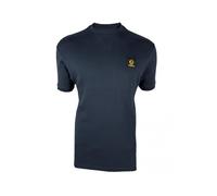 Trojan Heavy Interlock Badged Tee TR/8996 Navy
