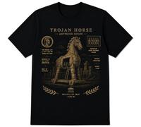 Trojan Horse Ancient Greek Mythology Kids Womens Mens T Shirt