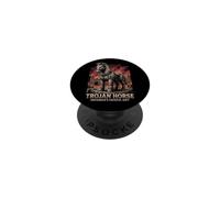 Trojan Horse Greek Mythology Ancient Odysseus War PopSockets Adhesive PopGrip