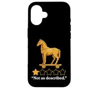 Trojan Horse Not As Described Funny History Case for iPhone 16