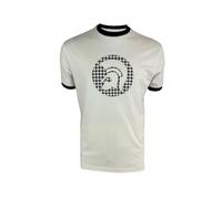 Trojan Houndstooth Logo Tee TR/8989 XXL Ecru