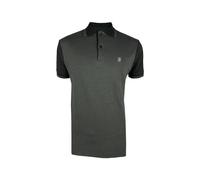 Trojan Houndstooth Panel Polo TR/8934 XXL Black