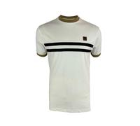 Trojan Laid On Stripe Front Tee TR/8993 4XL Ecru