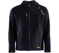 Trojan Men's Black Hooded Softshell Jacket S