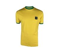 Trojan Men's Flag Badge Ringer Short-Sleeved T-Shirt - TR/9086 Mustard