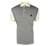 Trojan Men's Houndstooth Panel Short-Sleeve Polo Shirt - TR/9074