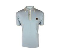 Trojan Men's Ottoman Stripe Trim Short-Sleeve Polo Shirt - TR/9080