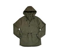 Twill Badged Parka Jacket Army XXL