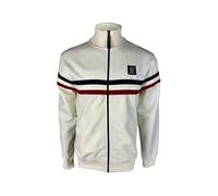 Trojan Men's Retro Stripe Long-Sleeved Track Top - TR/9052 Ecru