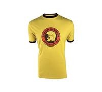 TROJAN Mens Spirit of 69 Peach T-Shirt (UK, Alpha, XL, Regular, Regular, Mustard)