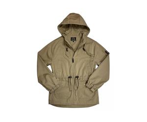 Trojan Men's Stone Twill Badged Parka Coat - TC/1053 - XL