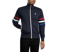 TROJAN Mens Stripe Sleeve Track Top (UK, Alpha, XXL, Regular, Regular, Navy)