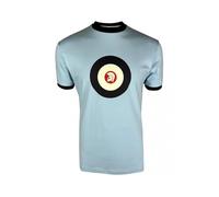 Trojan Men's Target Logo Ringer Short-Sleeved T-Shirt - TR/9090