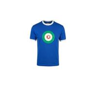 Trojan Men's Target Logo Ringer Short-Sleeved T-Shirt - TR/9090 Cobalt