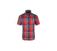 Trojan Men's Tartan Check Button Down Short Sleeved Shirt - TC/1063