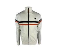 Trojan Men's Twin Stripe Track Jacket, Ecru, XXL