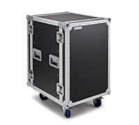 Trojan Pro 16U Heavy-Duty Wheeled Rack Flight Case