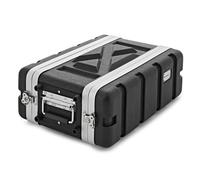 Trojan Pro 3U ABS Shallow Rack Case