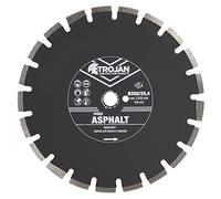 Trojan Pro Asphalt Diamond Blade - Abrasive Blade For Asphalt, Breeze Block, Green Concrete, Screed, Course Materials & More