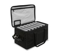 Trojan Pro Cable Gig Bag 40 | Neatly Transports Cables Mics and Gear, Durable Padded Canvas, Adjustable Compartments, Multiple Zip-Up Pouches, 40