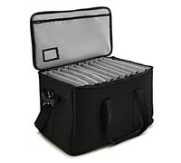 Trojan Pro Cable Gig Bag 50 | Neatly Transports Cables Mics and Gear, Durable Padded Canvas, Adjustable Compartments, Multiple Zip-Up Pouches, 50