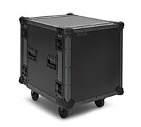 Trojan Pro Stealth 12U Heavy-Duty Wheeled Rack Flight Case