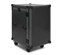 Trojan Pro Stealth 16U Heavy-Duty Wheeled Mixer Rack Flight Case