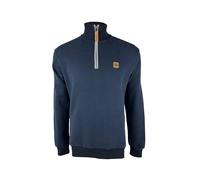Trojan Quarter Zip Jacquard Trim Sweat TR/9008 Navy