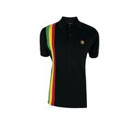 Trojan Racing Stripe Pique Polo TR/8937 XXL Black
