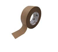 Trojan Reinforced Self-Adhesive Kraft Paper Tape, Brown, 48mm x 50m, Heavy Duty Moving Boxes (12) Recyclable