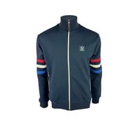 Trojan Retro Stripe Sleeve Regular Fit Cotton Blend Track Top - TR/9003