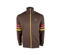 Trojan Retro Stripe Sleeve Regular Fit Cotton Blend Track Top - TR/9003