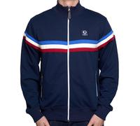 Trojan Retro Stripe Track Top Navy