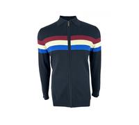 Trojan Stripe Pure Cotton Cardigan with full zip front - TR/9011