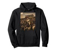 Trojan Student Funny Selfie Vintage Game Day Cool Mascot Pullover Hoodie