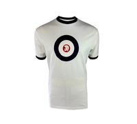 Trojan Target Ringer Tee TR/9036 4XL Ecru