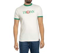 Trojan TC 1014 Men's T-Shirt, Ecru, M, Crew Neck, Regular Fit