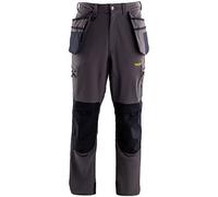 Trojan Tech Men's Grey Cargo Trousers with Holster Pocket M