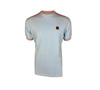 Trojan Three Colour Tipped Pique Polo Shirt TC/1042 Powder