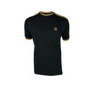 Tipped Pique T-Shirt Black L