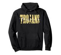 Trojans School Spirit Mascot Trojan Pride Pullover Hoodie