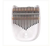 TRoki 17-Key Acrylic Transparent Thumb Piano: Crystal Clear Sound Musical Instrument with Tuning Hammer and Sticker