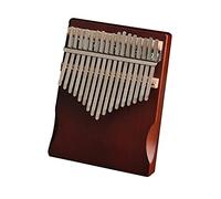 TRoki 17-Key Thumb Finger Piano for Beginners - Pine Wood Musical Instrument with Tuning Tool and Sticker (Color: D)