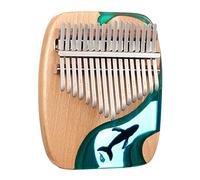 TRoki Creative Ocean Blue Thumb Piano: A Musical Beech Instrument Inspired by Whales