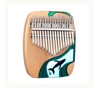 TRoki Portable Solid Beech 17-Key Thumb Piano with Tuning Hammer - Musical Instrument for On-the-Go Melodies