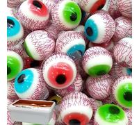 Trol Variety Flavour Splash 3D Candy 20g - Strawberry, Mango, Cherry, Watermelon & Pop Eyes Flavorbomb Gummy Treats (40 x Candy, Pop Eyes)
