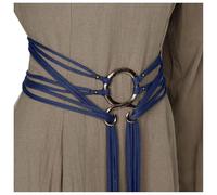 Troll Belt for Women Nordic Witch Belt Extra Long Medieval Rope Ring Knotted Belt Accessories, Bu2, One Size