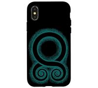Troll Cross A Symbol of Protection and Nordic Heritage Case for iPhone X/XS