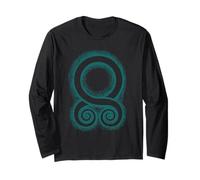 Troll Cross A Symbol of Protection and Nordic Heritage Long Sleeve T-Shirt