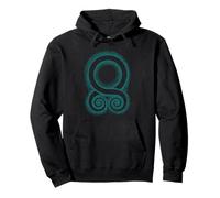 Troll Cross A Symbol of Protection and Nordic Heritage Pullover Hoodie